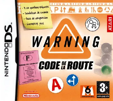 Warning - Code de la Route (France) box cover front